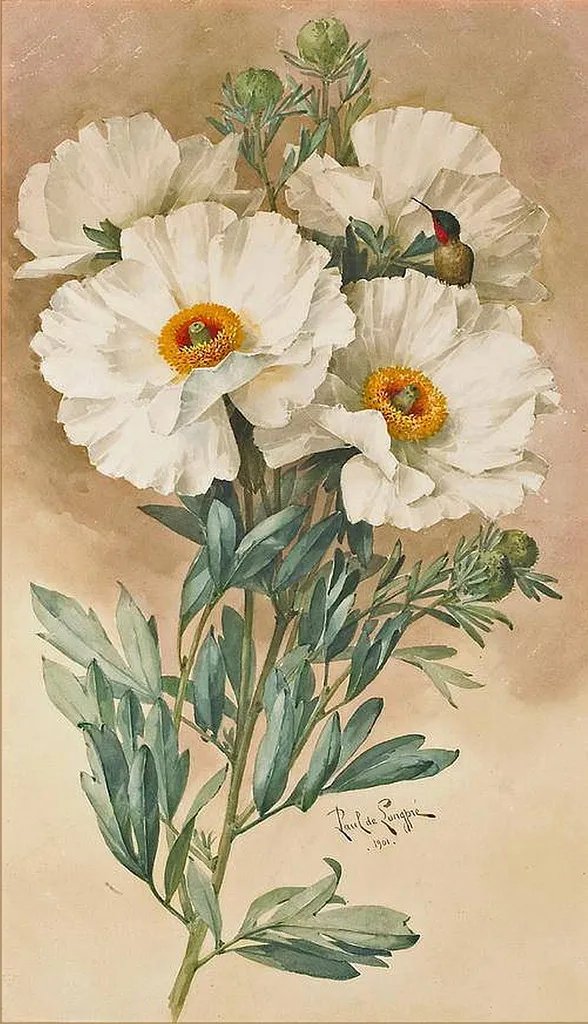 Coulter's matilija poppy (Romneya coulteri)